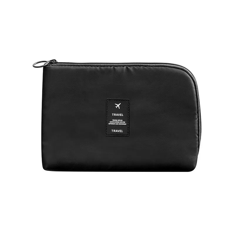 Tech Bag Cable Bag Waterproof | Electronics Organizer for Travel | Compact & Durable | Nylon 23x15cm
