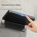 Showeriva Shower Shelf | With Phone Holder | Self-Adhesive | For Bathroom & Shower