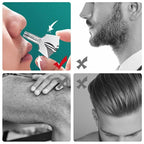 Painless stainless steel trimmer for nose & ear hair