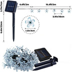 LumiSola Solar String Lights | 20–100 LEDs | Warm White, White or RGB | 8 Modes | For Garden & Balcony | 5–12m