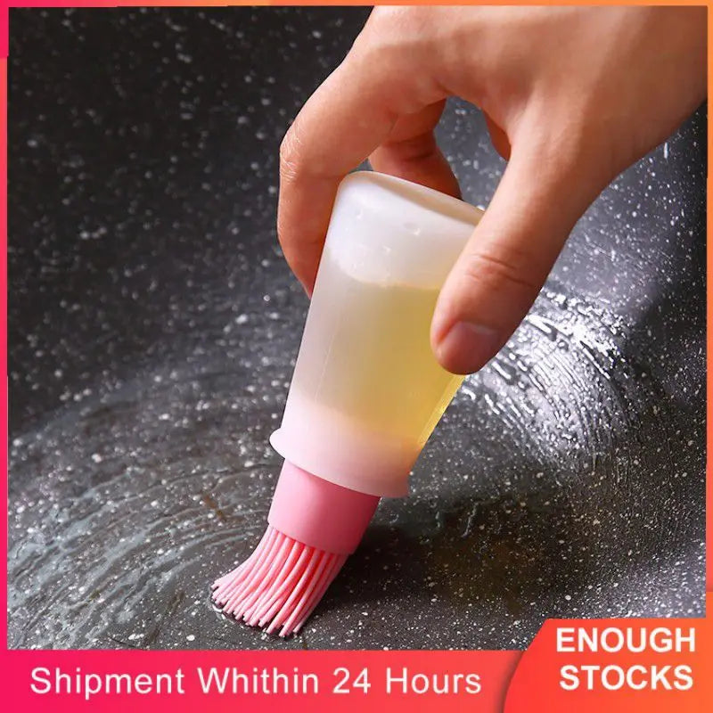 OilMaster Silicone Oil Bottle | With Brush & Dispenser | Leak-proof & Reusable
