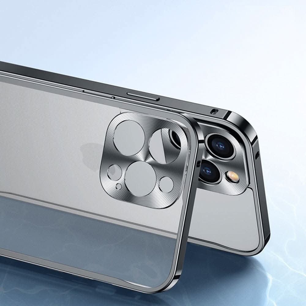 Aluminum Metal Case with Polycarbonate Back for iPhone