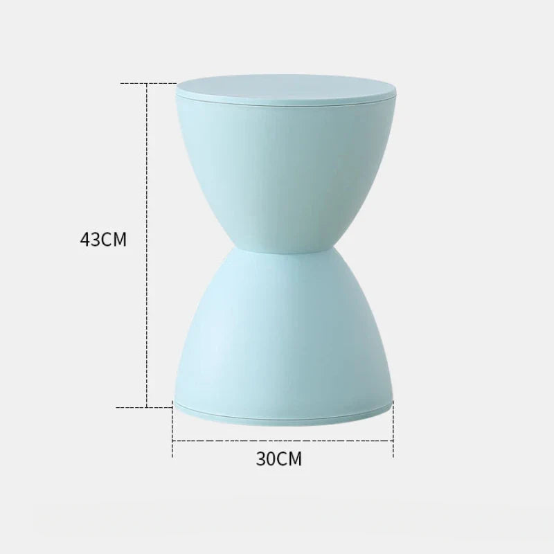 Minimalist Side Table Made of Plastic
