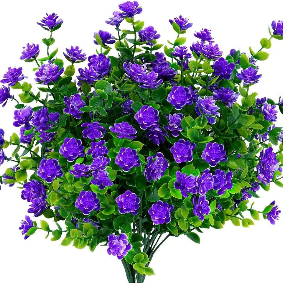 VireoBloom Hanging Flowers | UV Resistant & Weatherproof | Maintenance Free | For Balcony & Garden