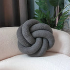 Nordic Cotton Boucle Knot Pillow