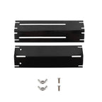 Grill shield Adjustable heat shield for gas grills | Replacement thermal plates made of enamel | 2/4 pair set | Universal adjustable 30–56 cm