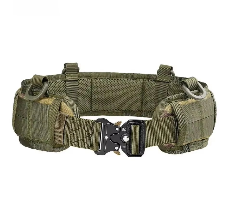 Tactical Quick Release Nylon Belt with Metal Buckle for Outdoor Sports