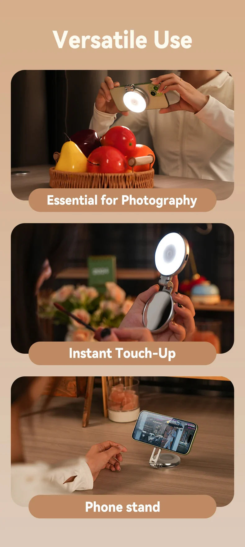 Magsafe Adjustable Selfie Fill Light