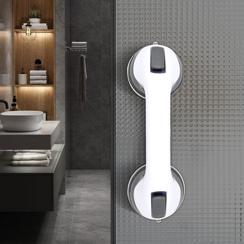 Safety handle with non-slip support and vacuum suction cup - Perfect for bathrooms and showers - Provides stability and support