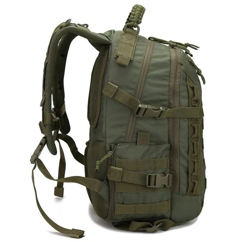 TrekNexus 35 L Hiking Backpack Men | Tactical Trekking Backpack 48 × 33 × 22 cm | Outdoor Camping, Fishing, Hunting & Sports with MOLLE System