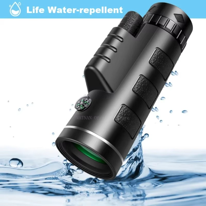40x60 HD Monocular Telescope with Smartphone Holder and Tripod for Outdoor and Camping