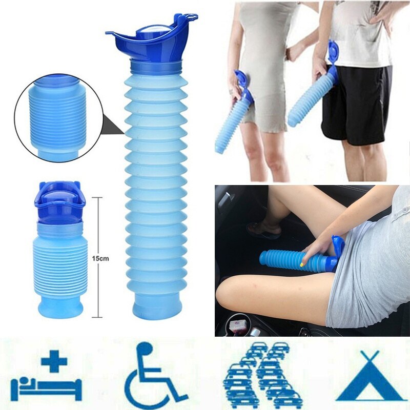 Mobile Urinal FlexRelief | Telescopic & Foldable | For Women & Children | 750 ml Capacity