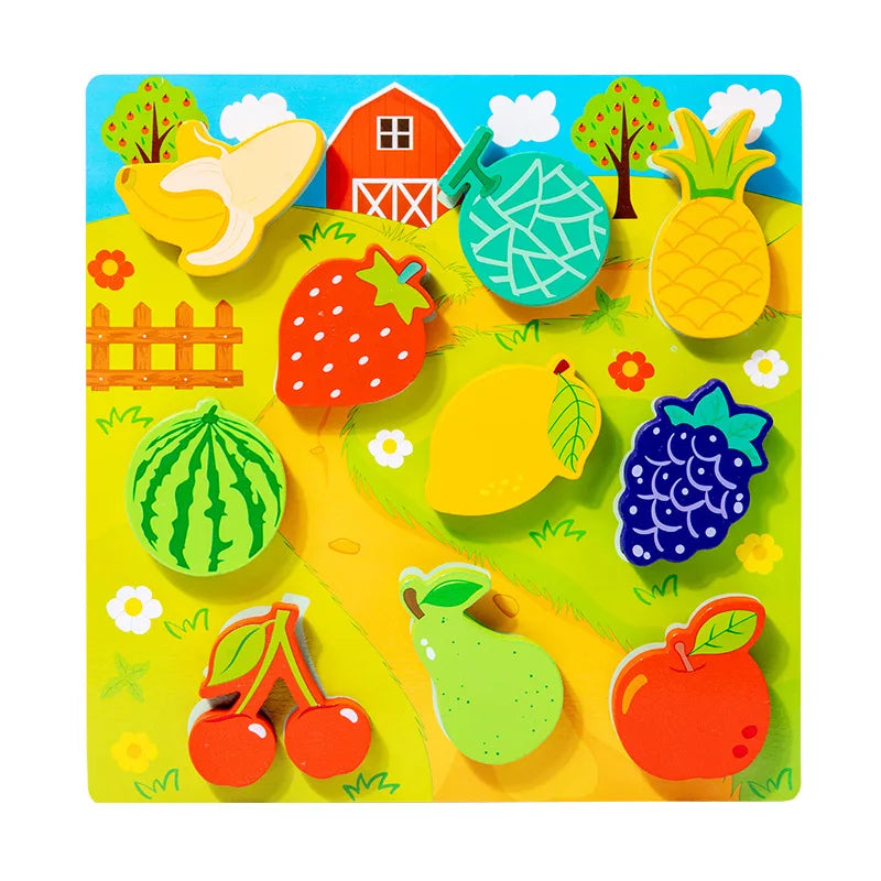 Colorful world of fruits in an educational game!