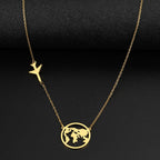 Around The World Travelers Necklace