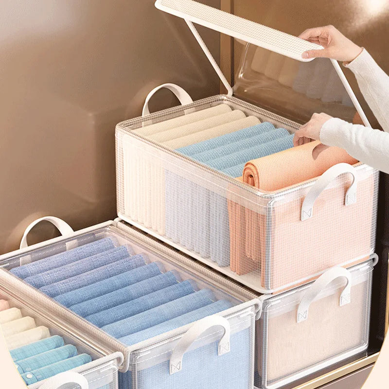 ClearBoxx Storage Box | Transparent & Durable Design | Foldable & Space-Saving