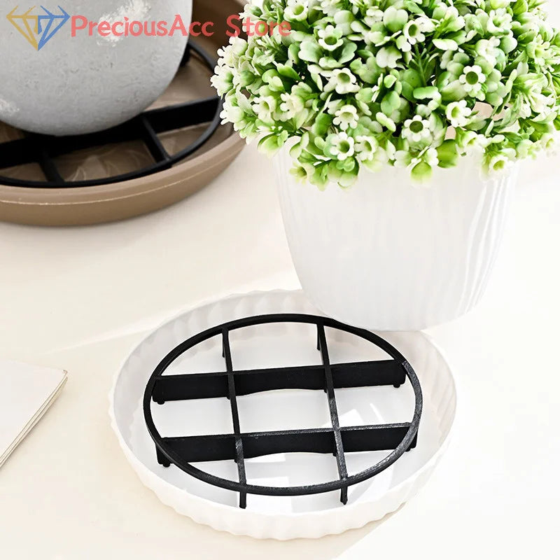 Aircotta Plant Pot Saucer | Ventilation & Ground Protection | For Indoor & Outdoor | Durable Plastic