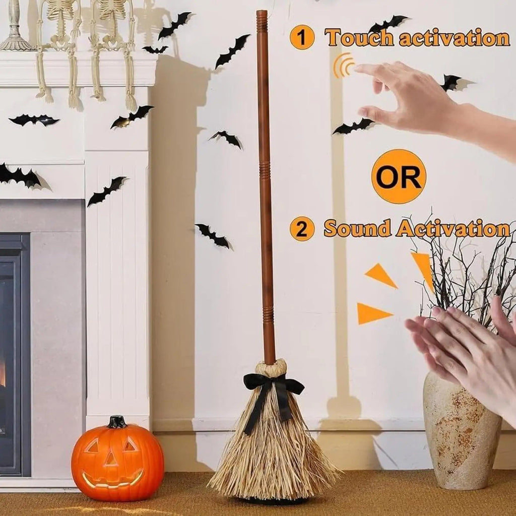 Spooky Floating Broom stick