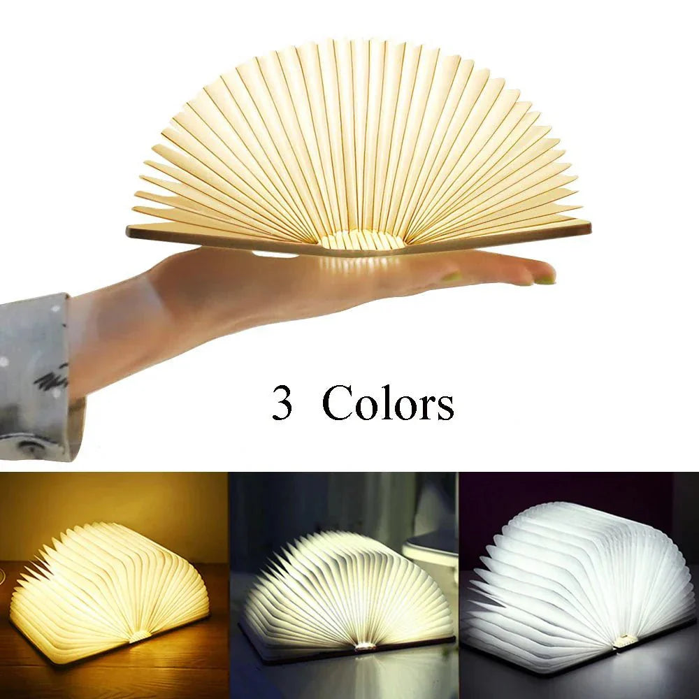 BookGlow - Foldable LED Lamp - Portable and rechargeable - Light up your nights!