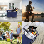 FrostoGo Insulated Basket | Foldable & Lightweight | Keeps Hot & Cold | For Picnic & Travel