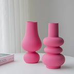 Vivid Pink Ceramic Vase