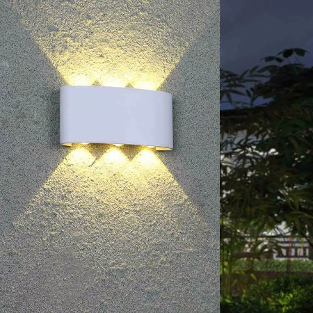 Modern LED Wall Sconce - Versatile Indoor Lighting Fixture 4W, 6W, 8W