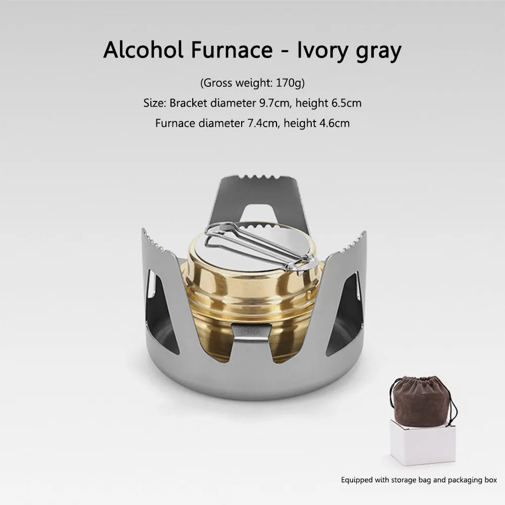 CampFlare Alcohol Stove | 360° Combustion | Ultralight & Compact