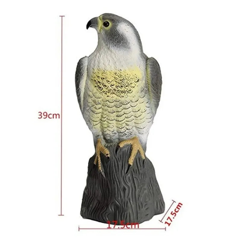 Falcono BirdGuard Bird Scare Bird of Prey Decorative Figure | Realistic Eagle Decoy Made of Plastic | For Garden & Balcony