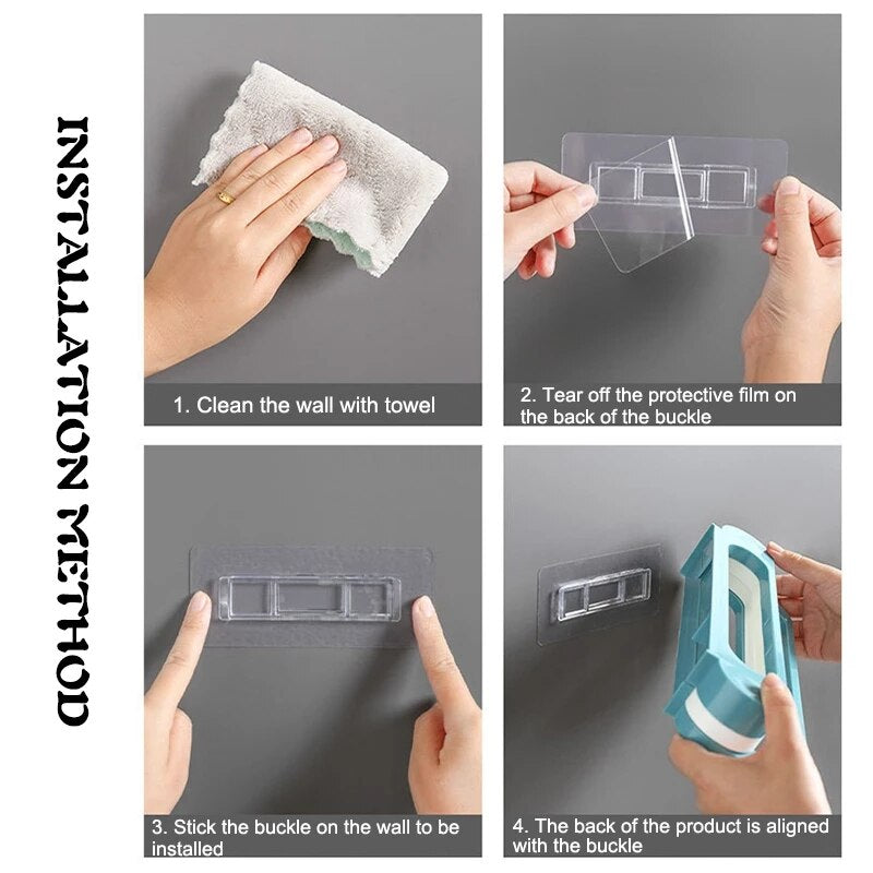 3in1 Space Saver Wall Hanging Slipper Hanger