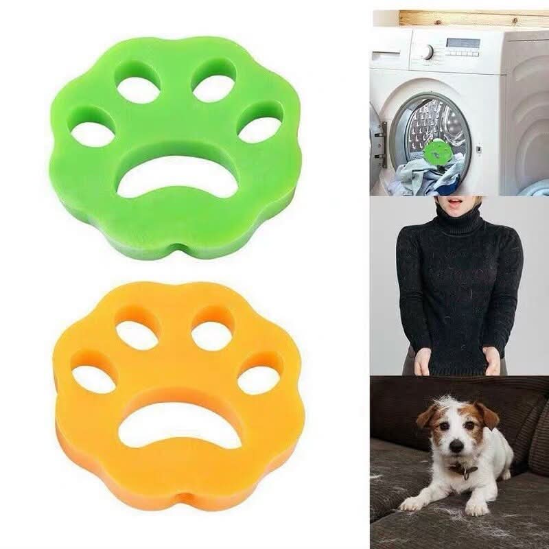 Washing machine hair catcher against pet hair on clothes