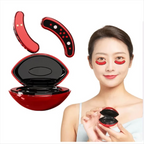 Mini Eye Massager with EMS Microcurrent and Gentle Heat Therapy for Dark Circles and Wrinkle Care