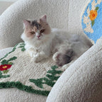 Floral Fluffy Bath Mat