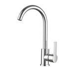Chrome faucet with single lever mixer – High-quality faucet for sinks, easy to clean, durable and simple installation for modern kitchens