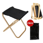 MobiloCamp Folding Stool | Ultralight & Collapsible | 262g | For Camping, Hiking & Festivals