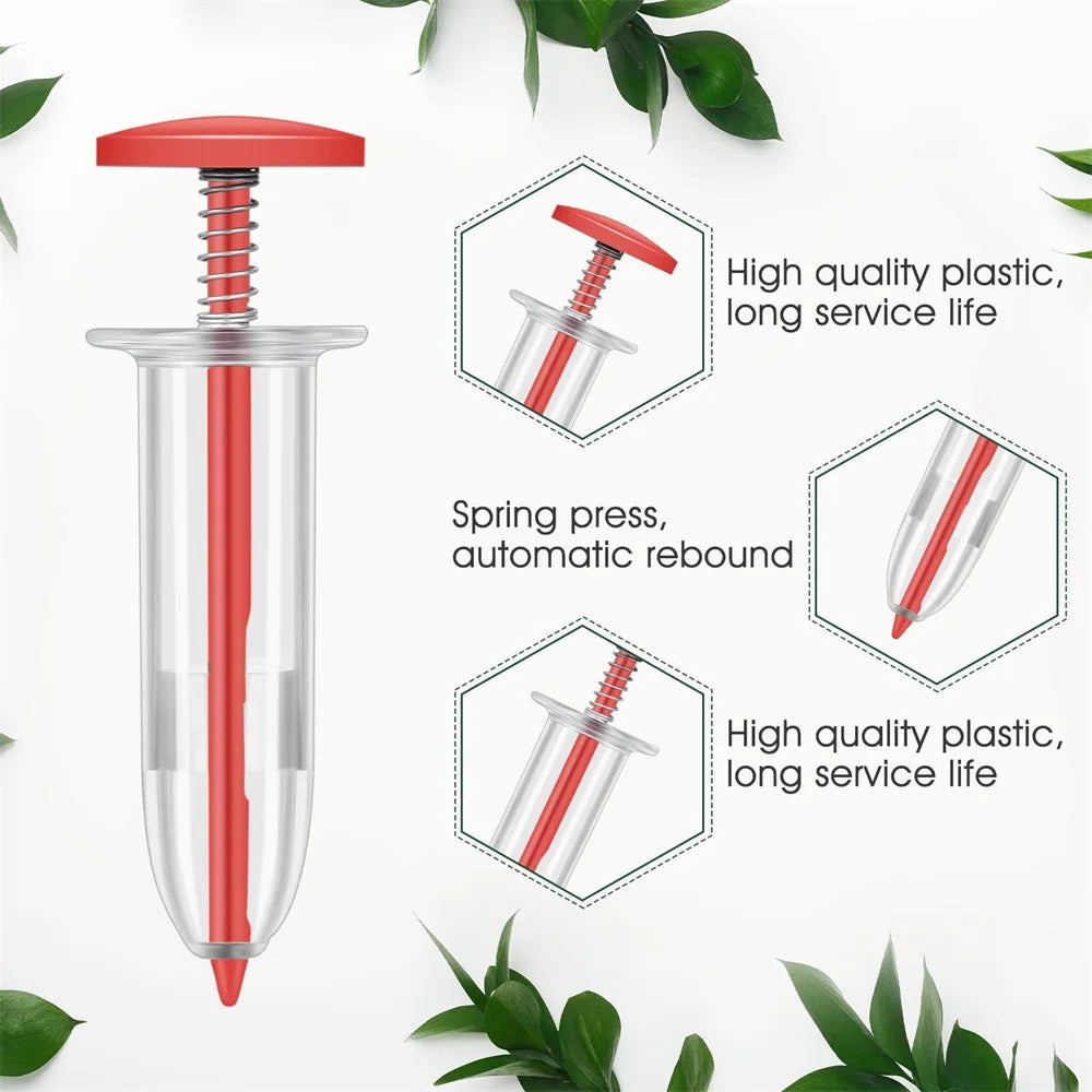 Needle Seed Spreader for Garden – Precise Plant Seed Dispenser for Even Seeding