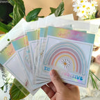 SunGlow Window Sticker | 3D Rainbow Effect | Self-Adhesive & Reusable