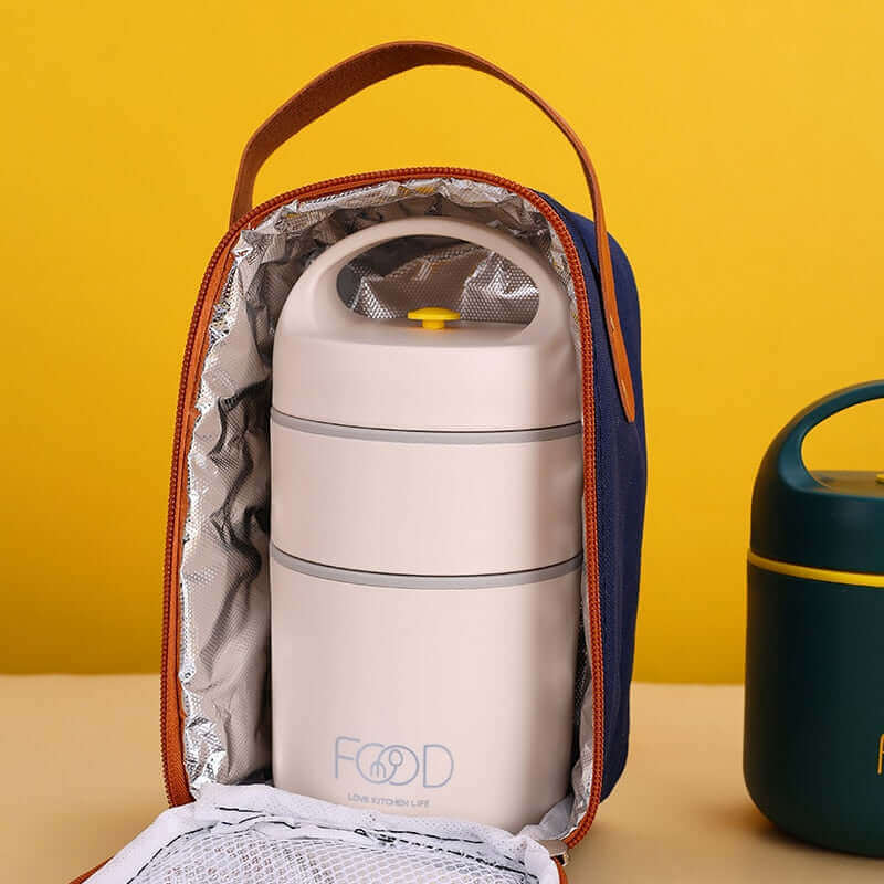 LunchBuddy Premium Lunch Box | Leak-Proof & Sustainable | Bento Box with Compartments | Ideal for Work & School