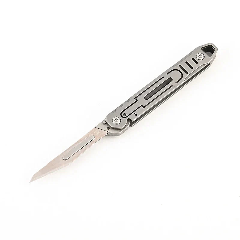 Replaceable Blades Foldable EDC Knife