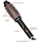 Stylique 3-in-1 Ionic Hair Straightener & Curler | Straightening, Waves, Volume | Anti-Scald Brush