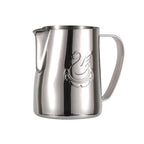 600ml stainless steel coffee pot milk frother cup cream maker espresso latte art tool elegant swan