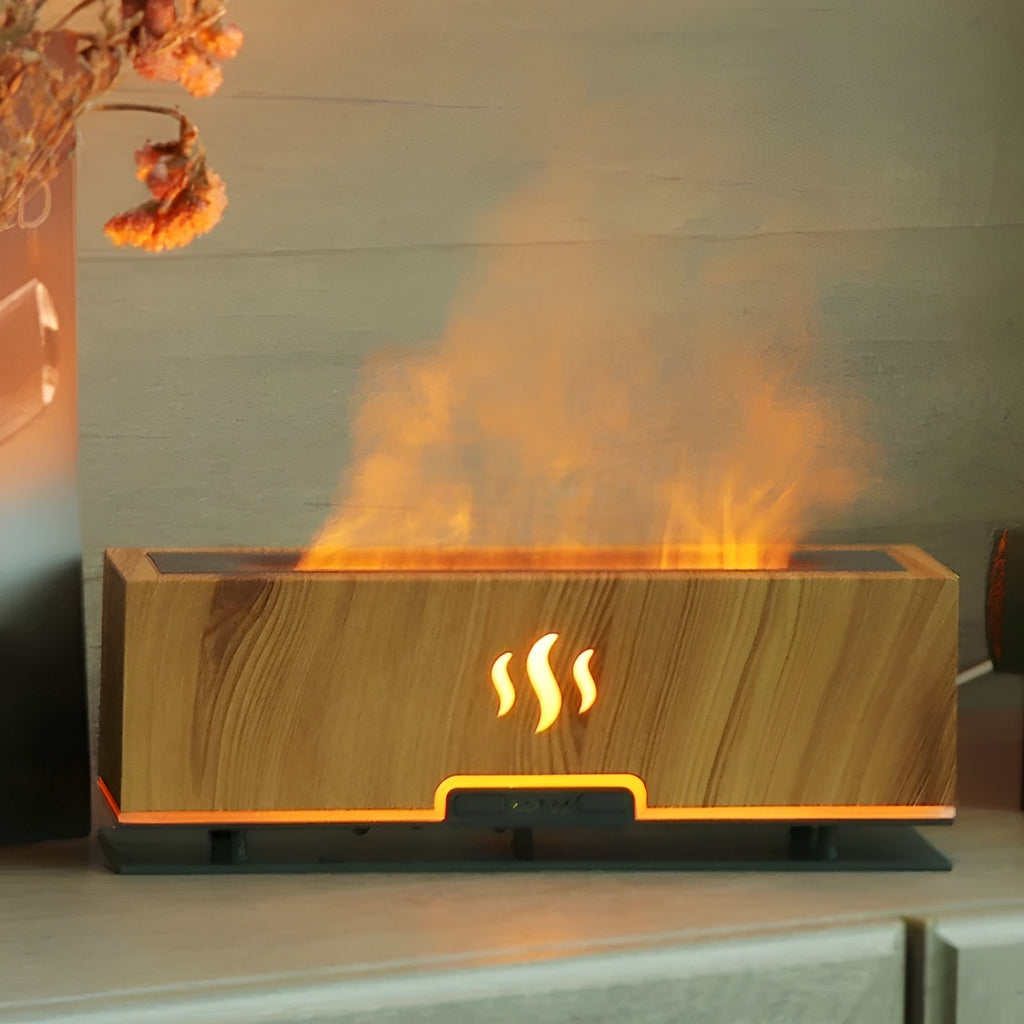 GlowFlame - Stijlvolle Aroma Luchtbevochtiger voor Thuis