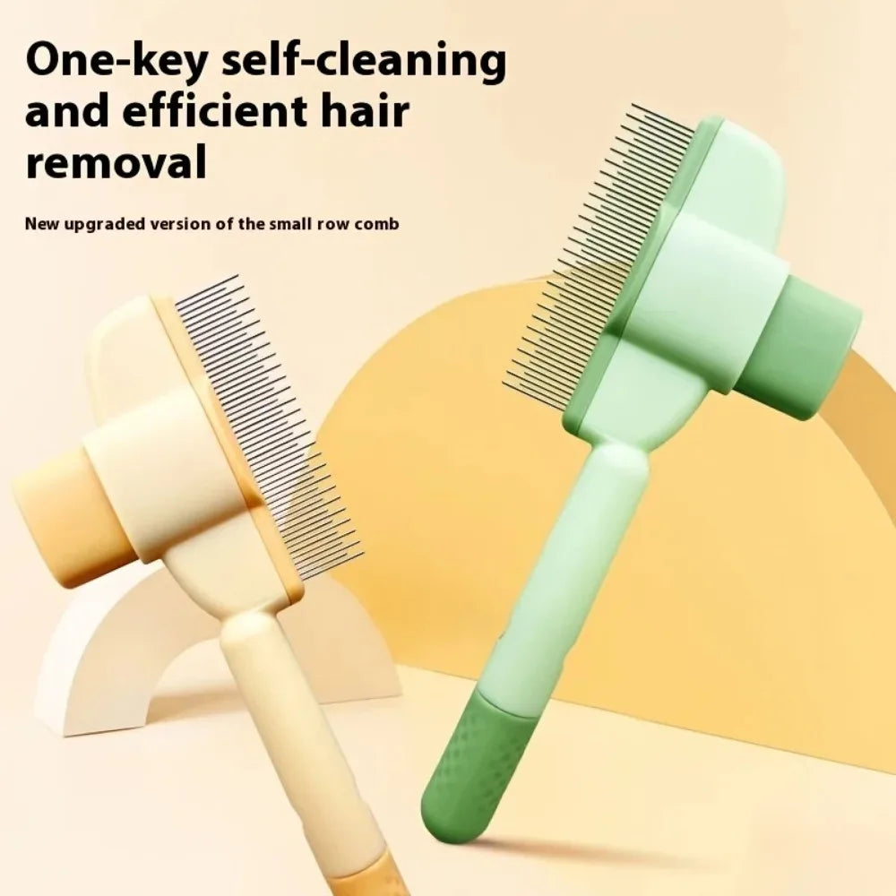 Flea Removal Easy Self-Cleaning Pet Brush