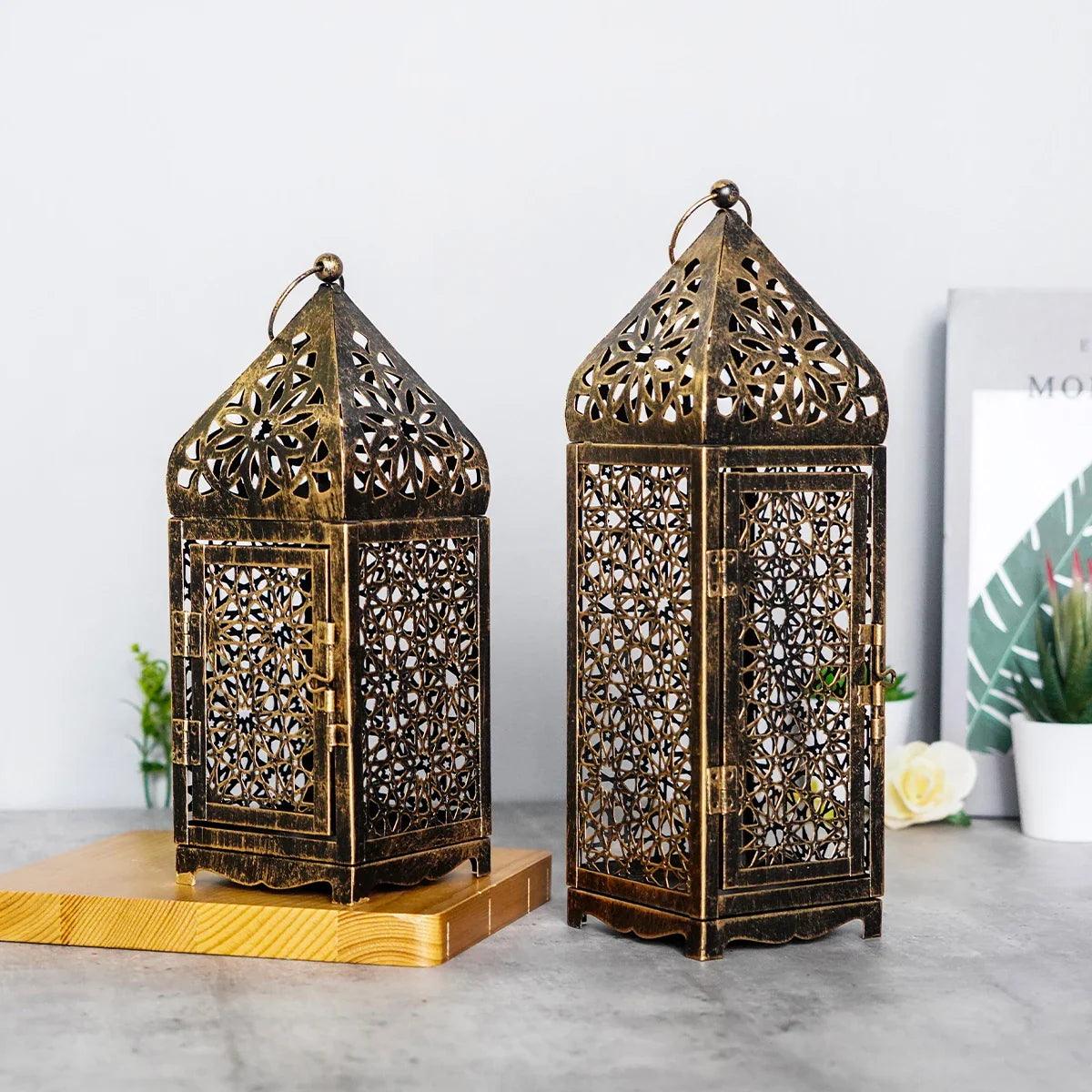 Mystique Oriental Lantern - Vintage Candle Holder
