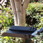 HeatPro Fireplace Shovel | Durable Iron with Wooden Handle | For Oven & Grill