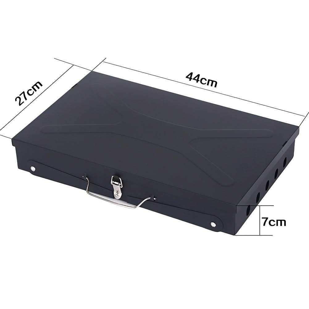 Folding Steel Grill for Mobile BBQ & Spontaneous Grilling Fun