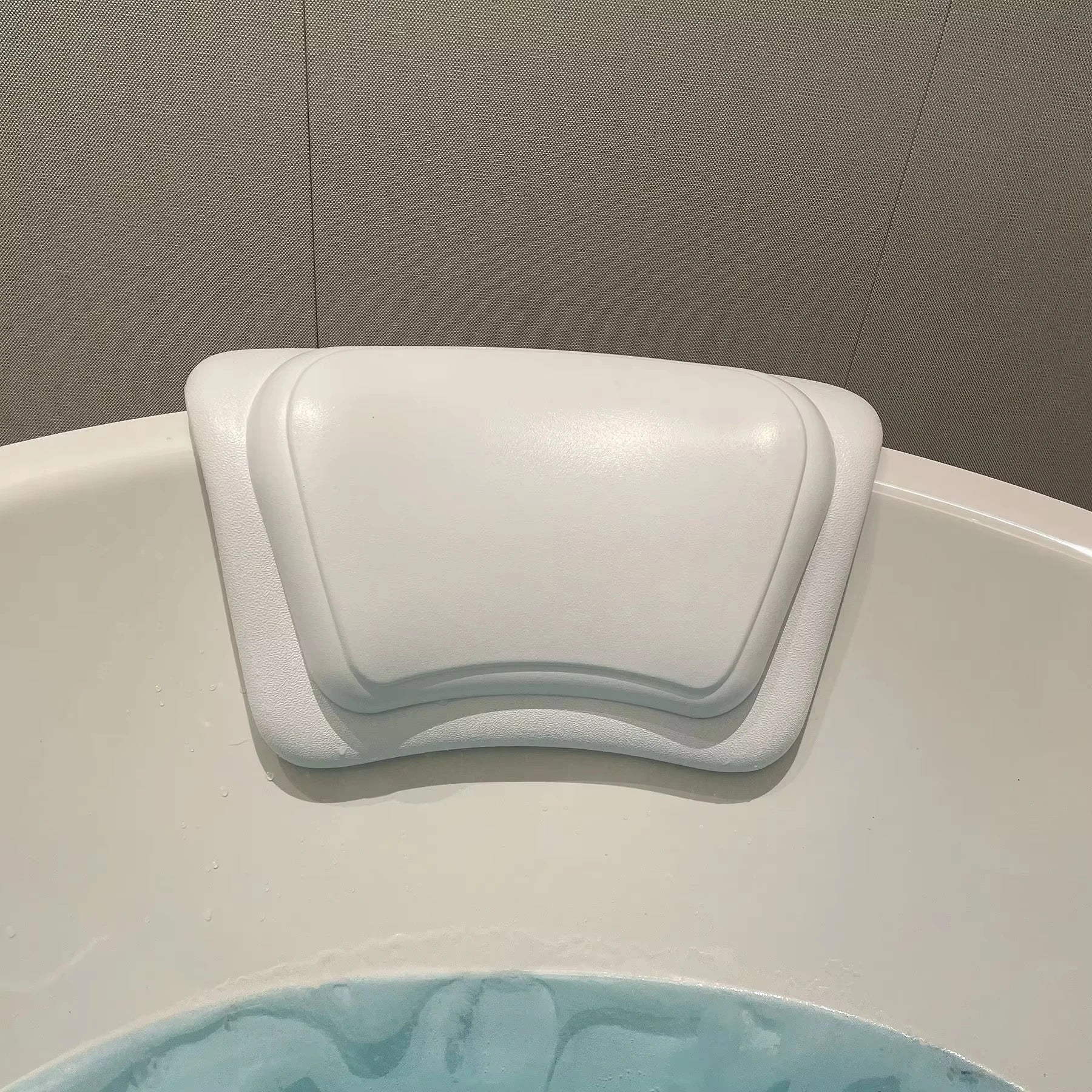 HydroLuxe Non-Slip Bath Cushion with Silicone Foam & PU Cover
