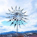 Modern wind-powered garden decoration