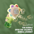 Electric Sunflower Bubble Blower