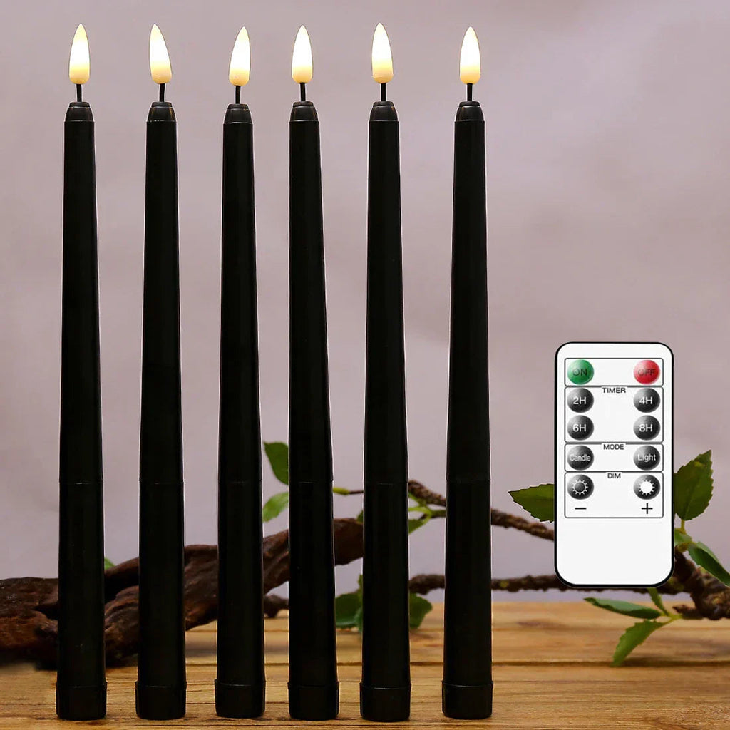 LED candles with flame effect for Halloween decoration