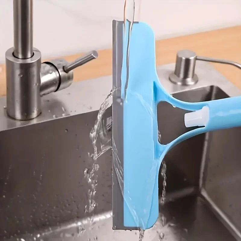 CleanWave 3-in-1 Glass Cleaner | Spray, Scrub, Wipe | Compact & Streak-Free