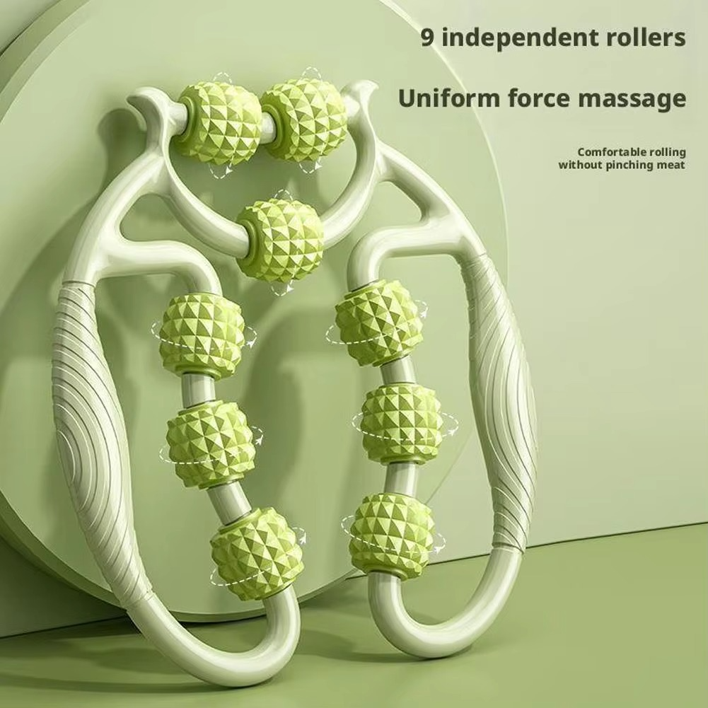 Circular Leg Massage Roller Clips for Muscle Relaxation and Recovery
